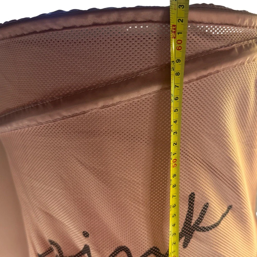 Victoria's Secret PINK Pop Up Laundry Hamper Mesh Basket Rose Pink Logo Dorm Y2K